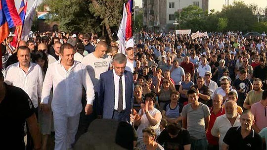 Ջերմ ընդունելություն Արմավիրի մարզում. Գ.Ծառուկյանն ամփոփել է քարոզարշավը
