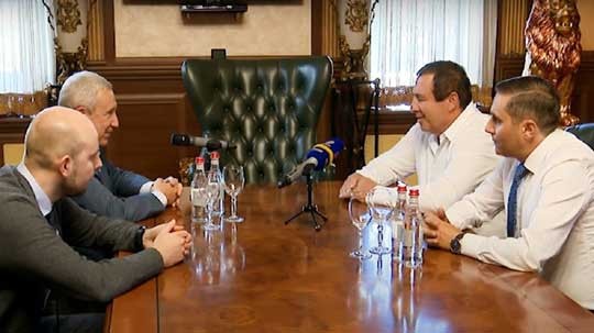 Գ.Ծառուկյանն ընդունել է &laquo;Եդինայա Ռոսիա&raquo; -ի  գլխավոր խորհրդի քարտուղարի տեղակալ, սենատոր Ա.Կլիմովին