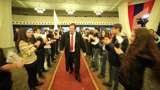 &laquo;Պատրաստ եմ Երևանում էլ բնակելի շենքեր կառուցել՝ Աբովյանի օրինակով&raquo;. Գ. Ծառուկյանը՝ երևանցիներին