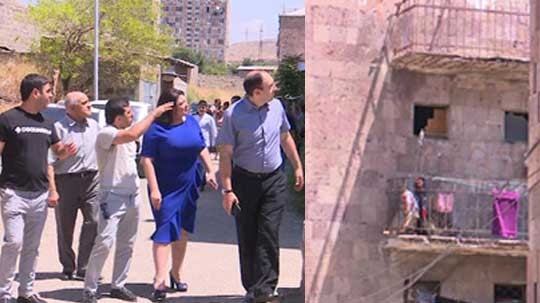 Գ.Ծառուկյանի հանձնարարությամբ ԲՀԿ ներկայացուցիչներն այցելել են Վարդաշենի հանրակացարաններ