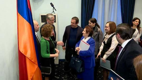 Գ. Ծառուկյանն ընդունել է Սլովենիայի նախկին նախագահ Դանիլո Թյիրքի գլխավորած պատվիրակությանը